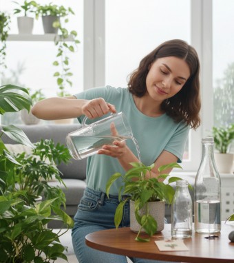 Regenwasser für Zimmerpflanzen